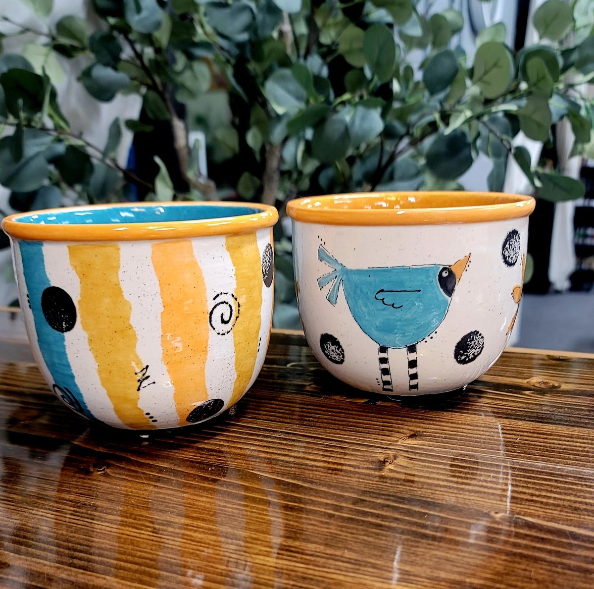 Pottery Painting Technique Class ( Bowls)