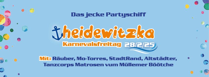 Heidewitzka! Das jecke Partyschiff by AfterJobParty