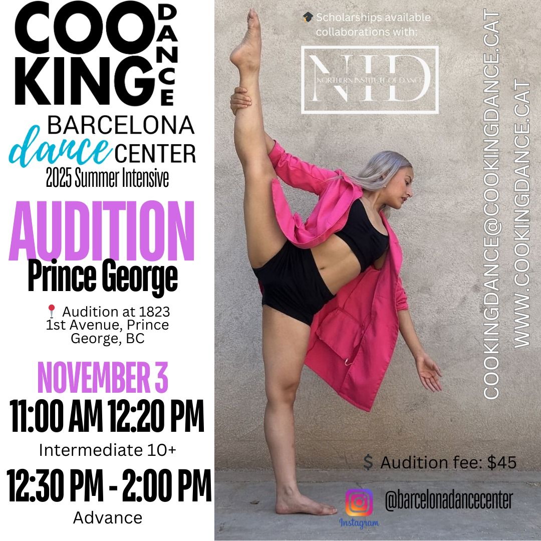 Cooking Dance Summer Intensive Audition