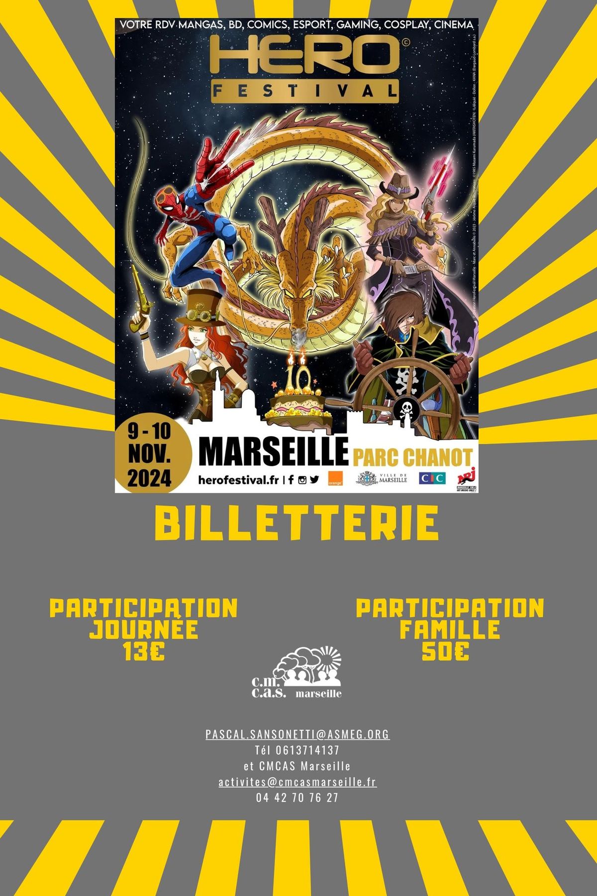 Billetterie du HeroFestival