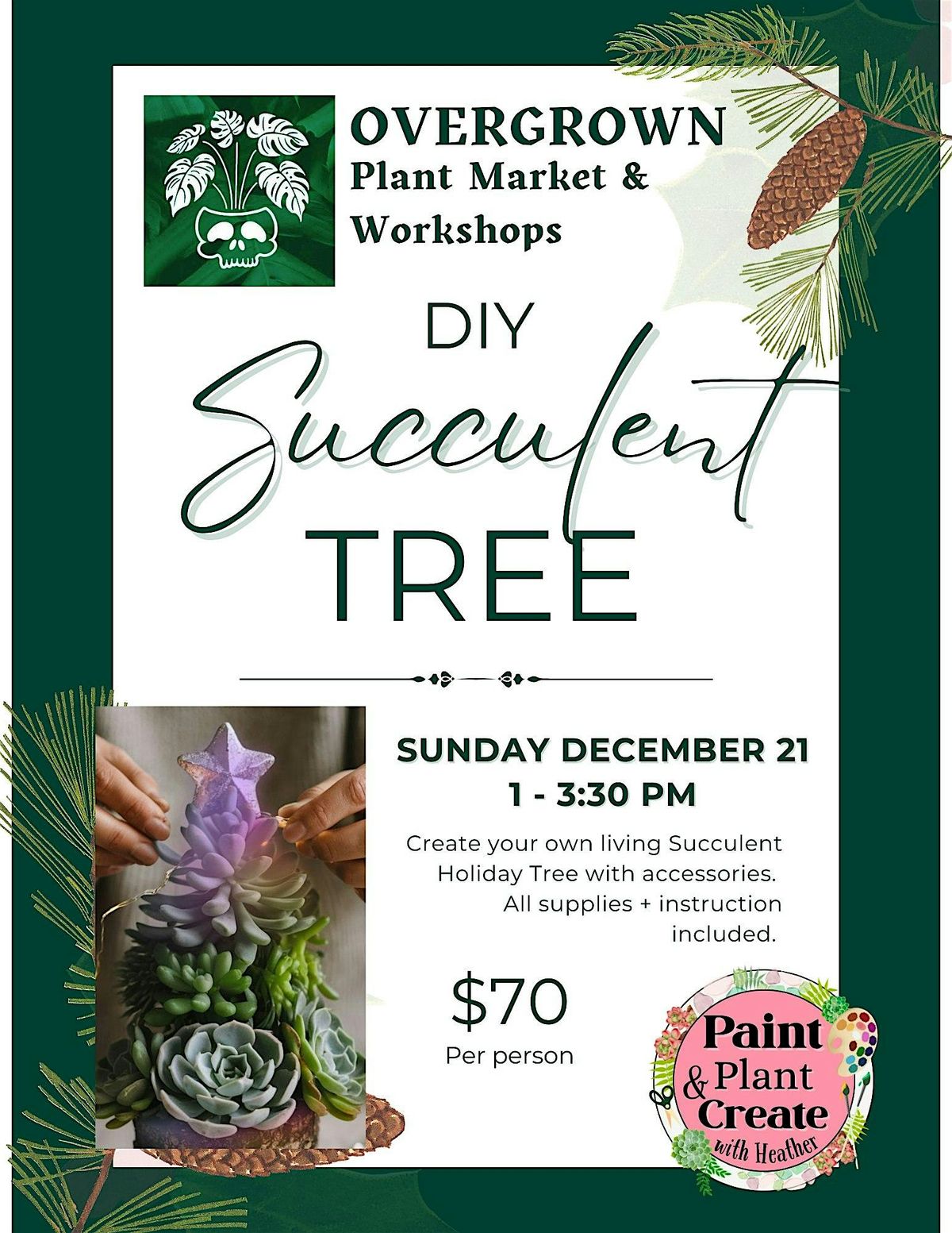 DIY Succulent Tree Workshop