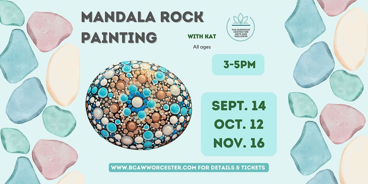 Mandala dot rock painting class