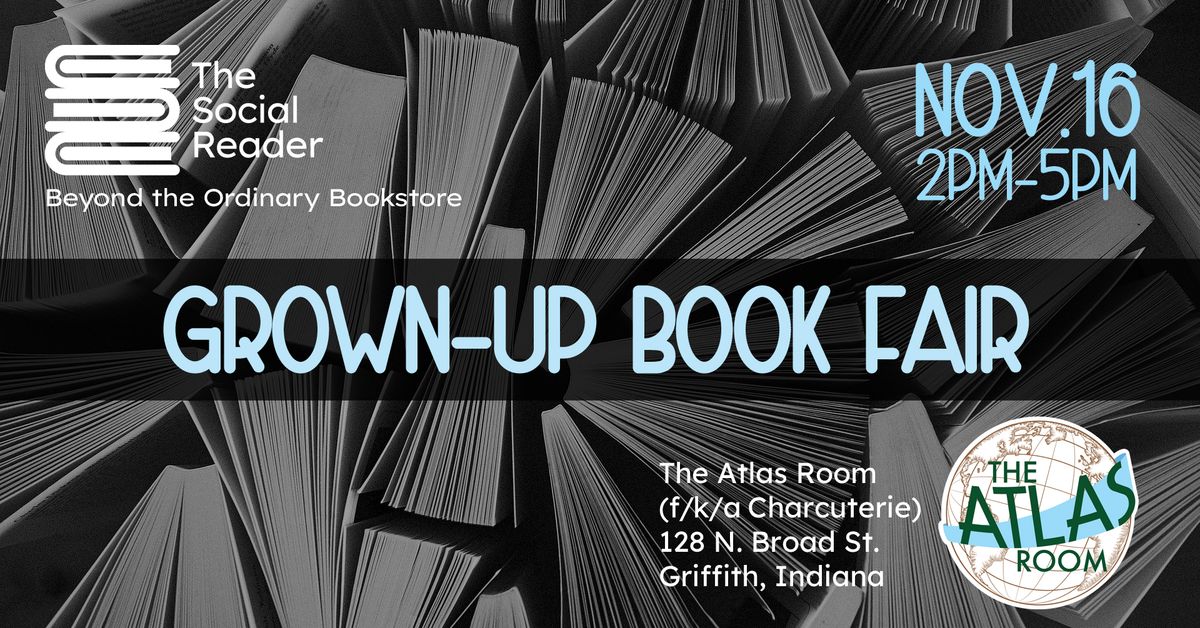 Grown-Up Book Fair at The Atlas Room