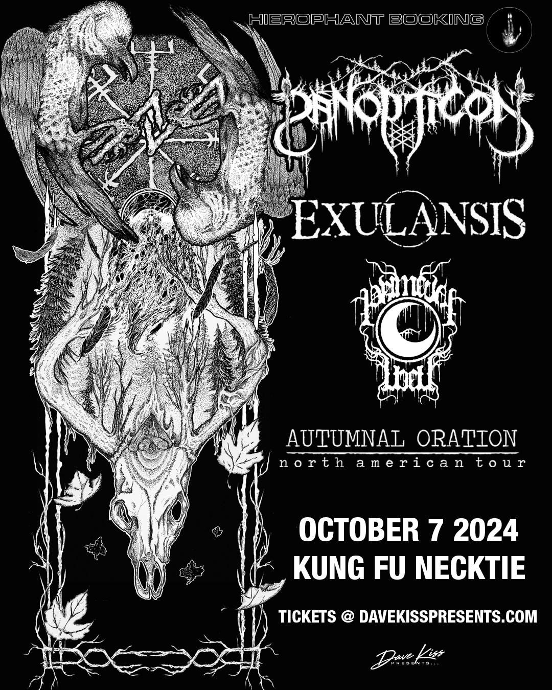 Panopticon ~ Exulansis ~ Primeval Well at Kung Fu Necktie