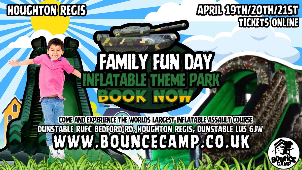 Bounce camp inflatable park Houghton Regis 