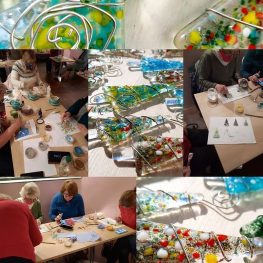 **FULLY BOOKED**Fused Glass Christmas Trees Workshop