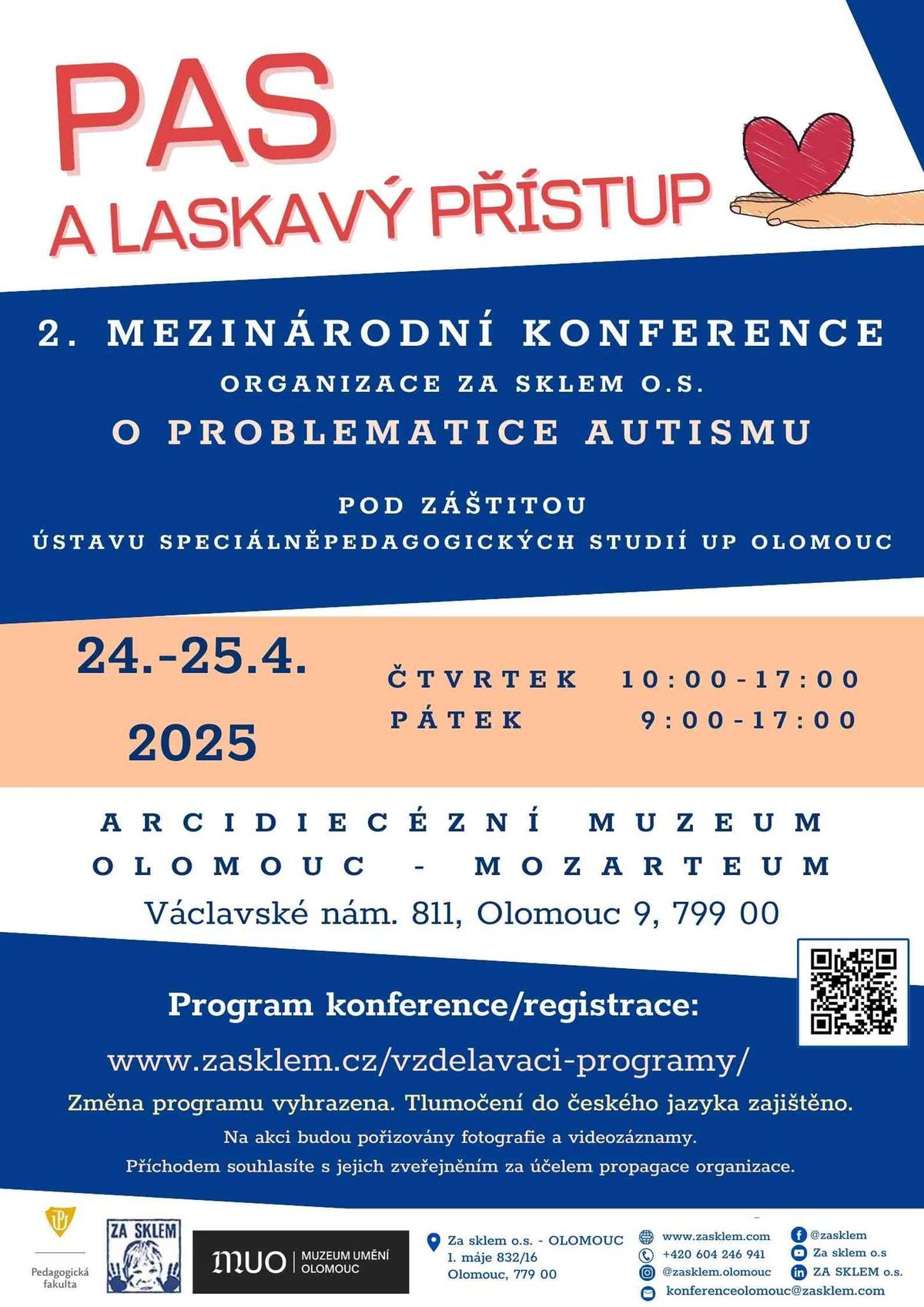 2. mezin\u00e1rodn\u00ed konference organizace Za sklem o.s. o problematice autismu