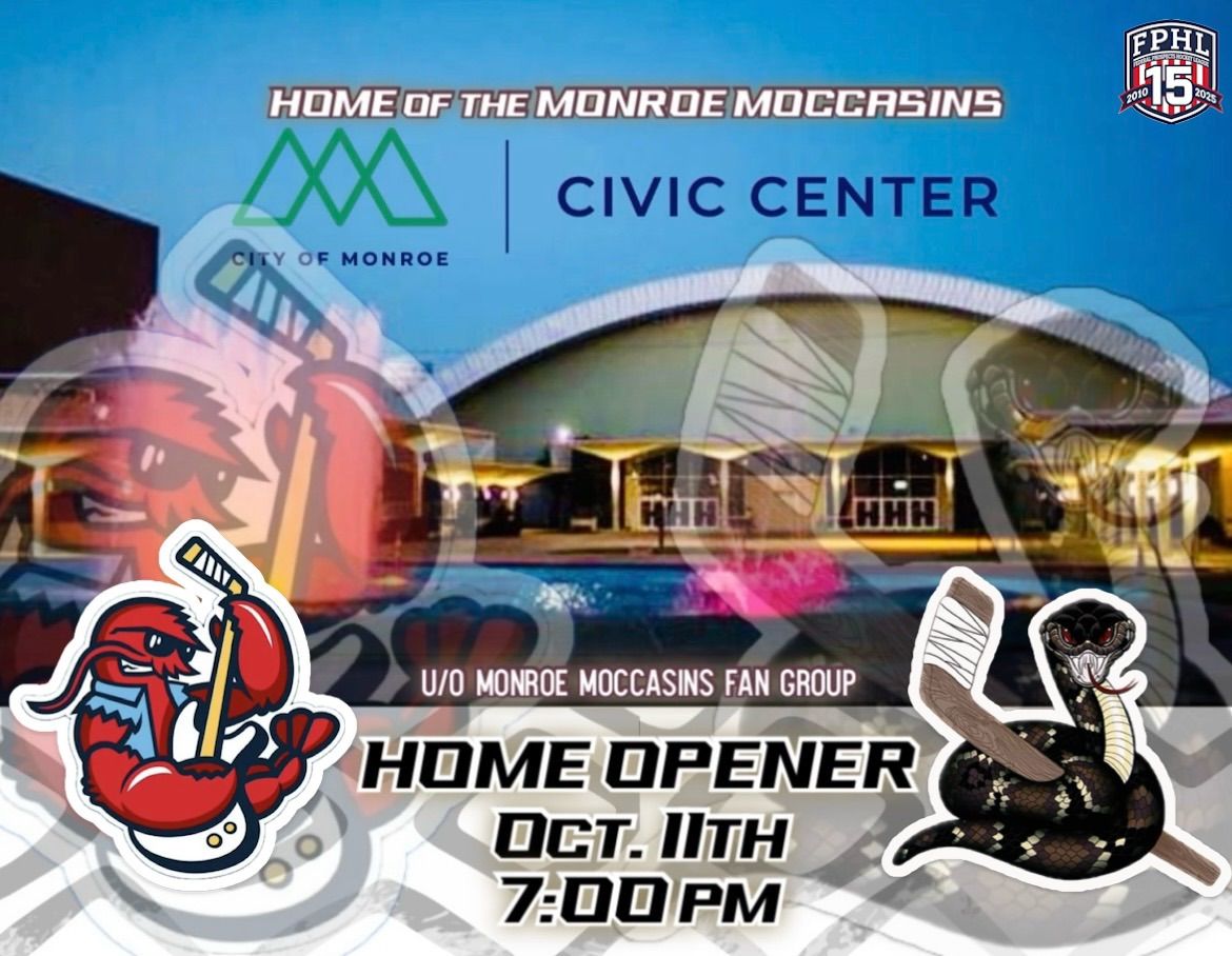 Home Opener: MOCCASINS vs. ROCK LOBSTERS