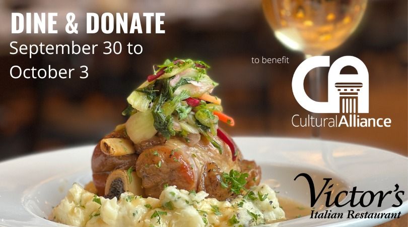 Dine & Donate at Victor's