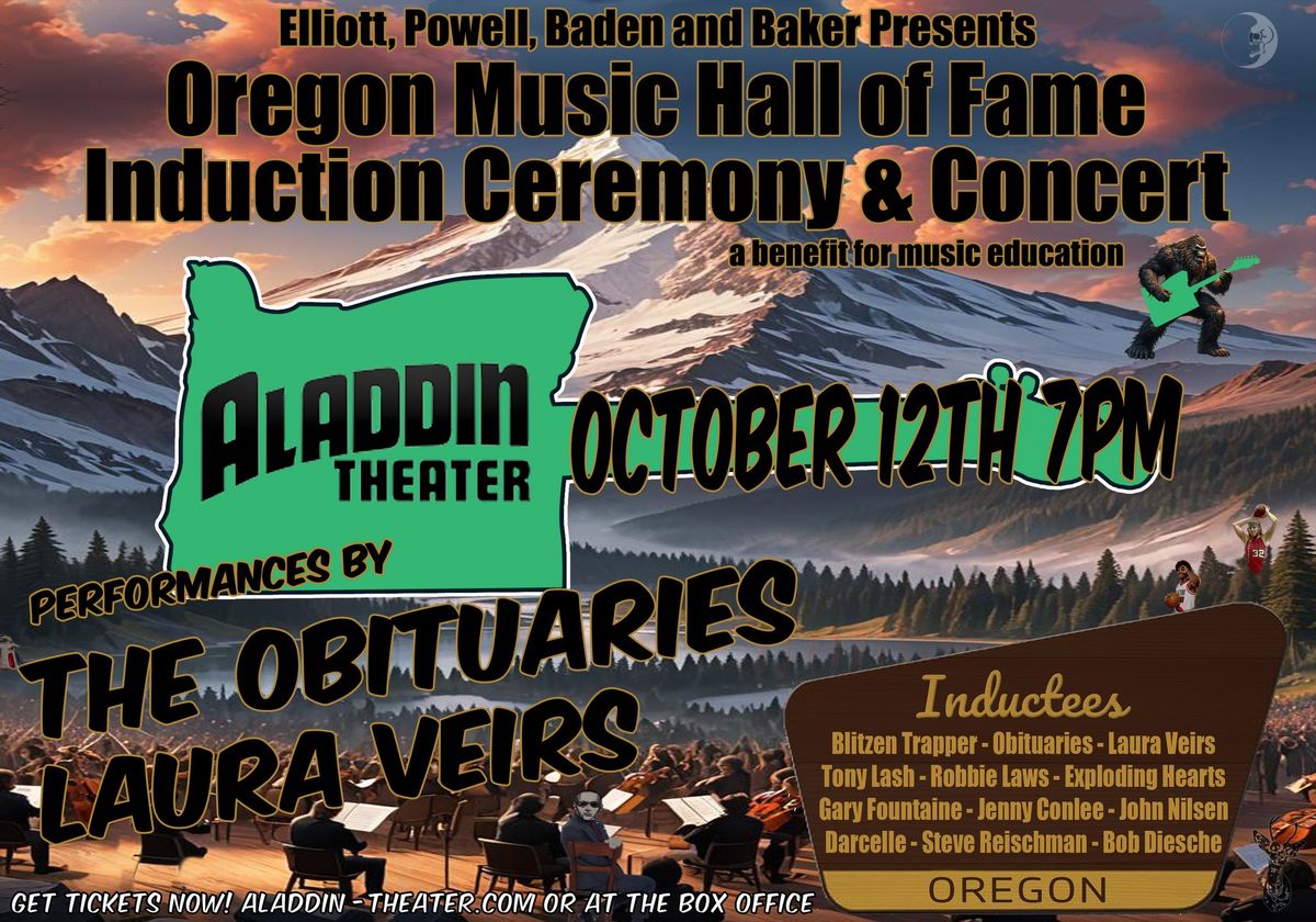 Oregon Music Hall of Fame Induction Ceremony & Concert w\/ The Obituaries and Laura Veirs