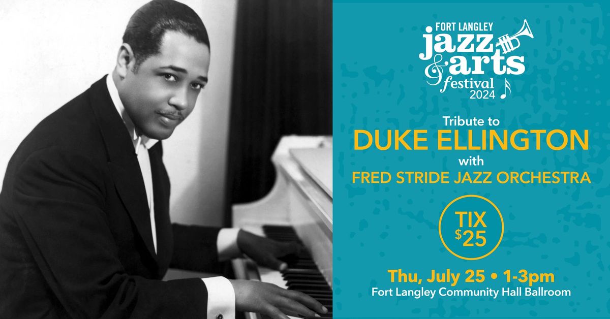 Tribute to Duke Ellington Big Band Concert with the Fred Stride Jazz Orchestra