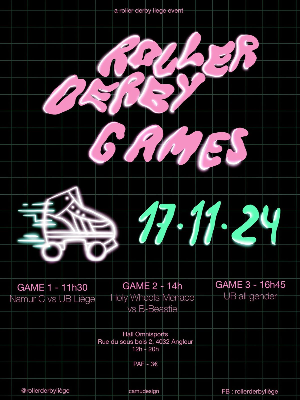 Triple Header - Roller Derby Games 