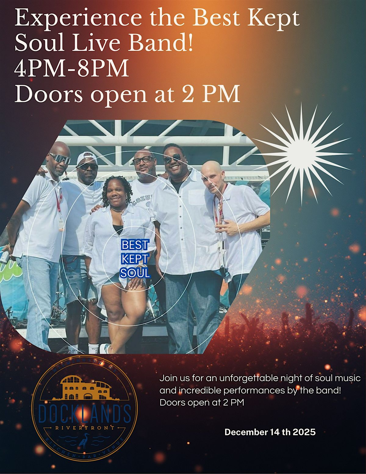 Best Kept Soul at Docklands-Holiday Special