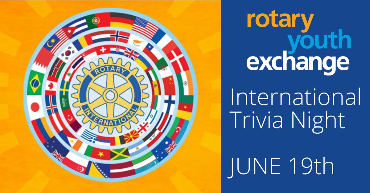 Rotary Youth Exchange International Trivia Night 