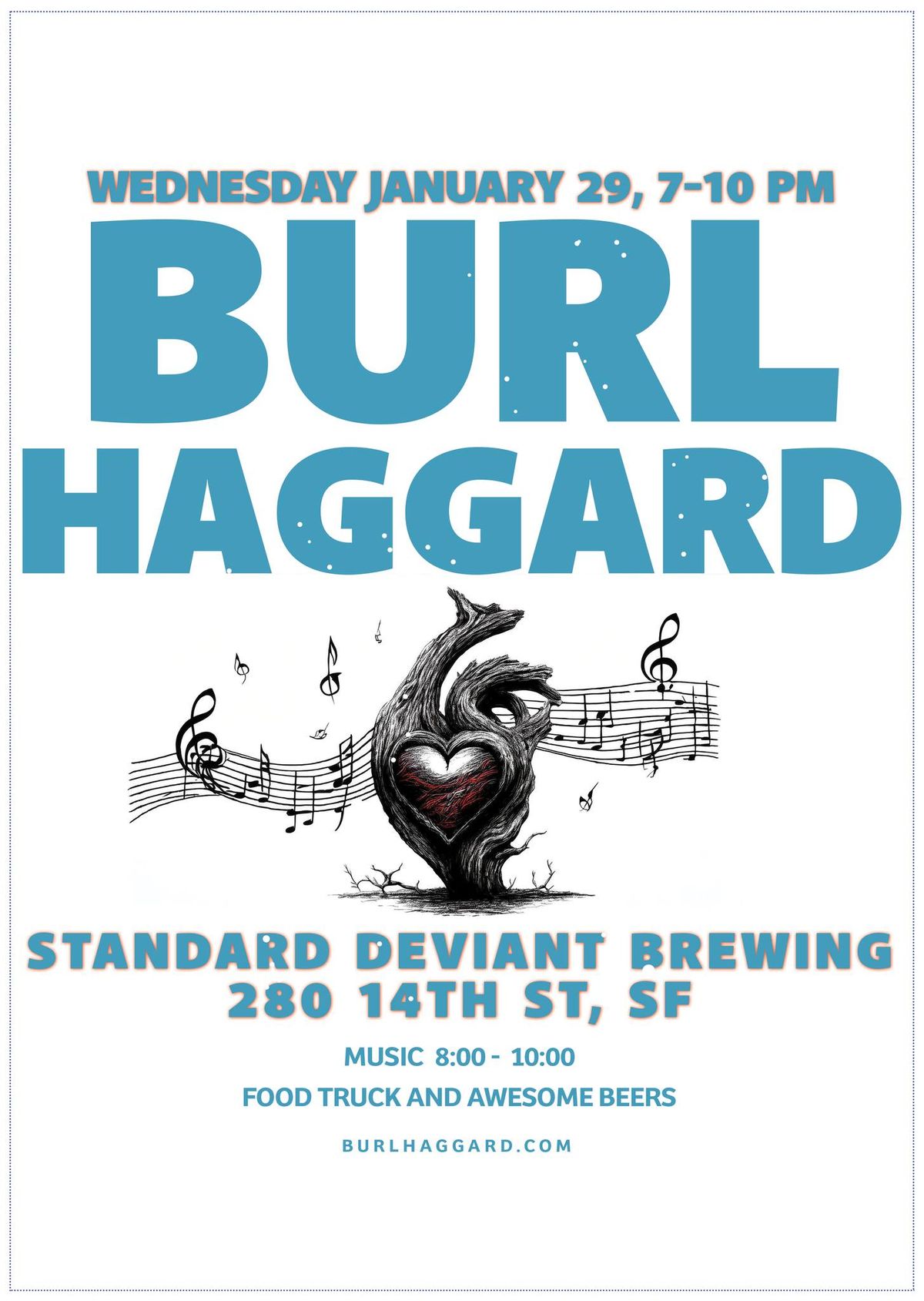 Burl Haggard at Standard Deviant - Wednesday January 29