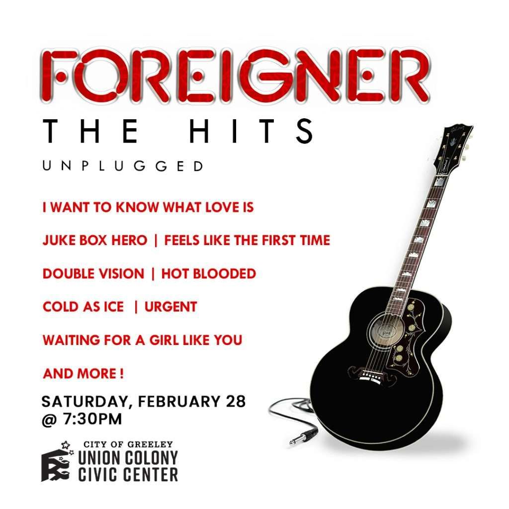 Foreigner The Hits Unplugged at Belly Up Aspen