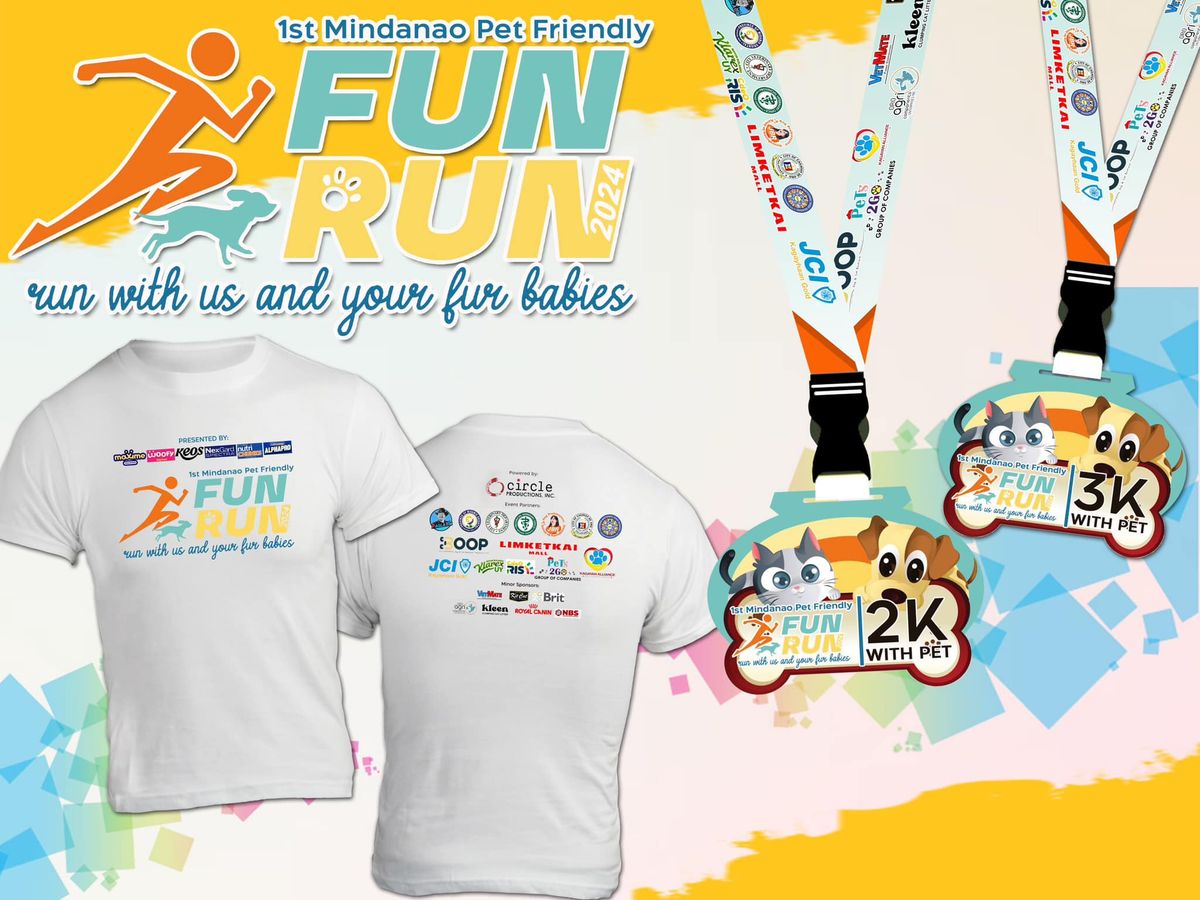 1st Mindanao Pet Friendly Fun Run 2024 