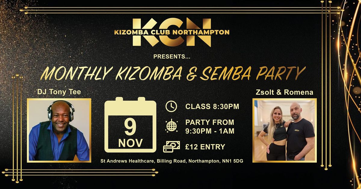 Kizomba club Northampton Monthly party