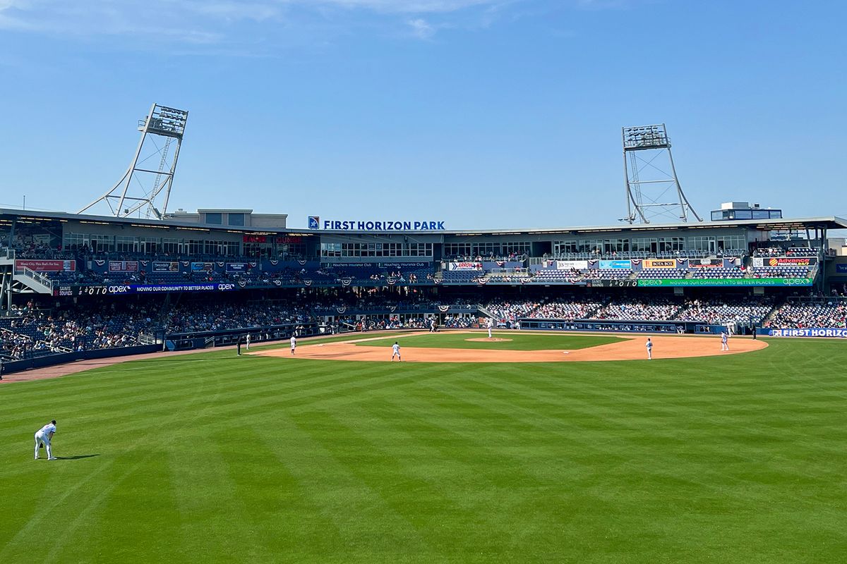 Parking Jacksonville Jumbo Shrimp at Norfolk Tides