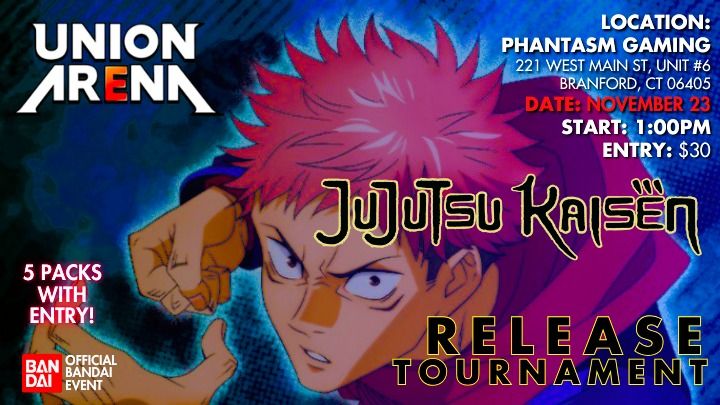 Union Arena JuJuTsu Kaizen Release Event 