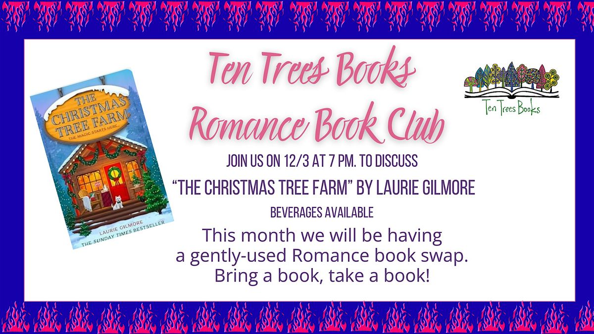 Romance Book Club at Ten Trees Books in Natick