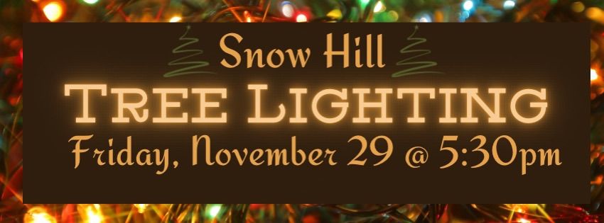 Snow Hill Tree Lighting