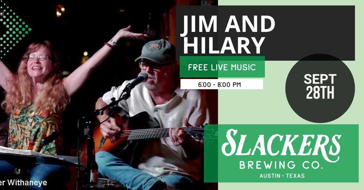 Live Music w\/ Jim & Hilary