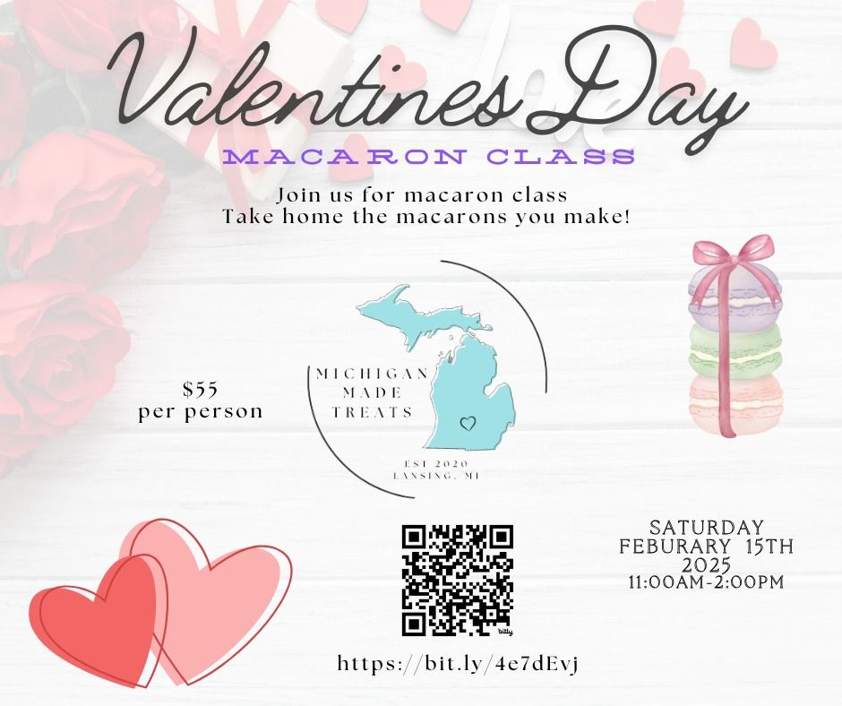 Valentine's Day macaron class