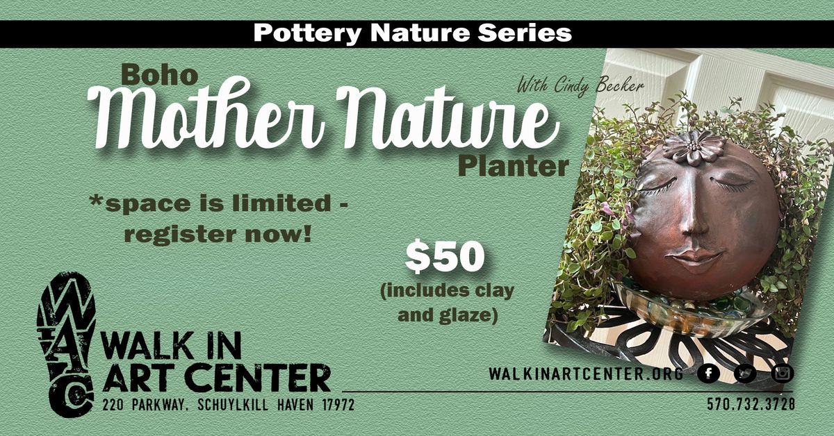 Boho Mother Nature Planter