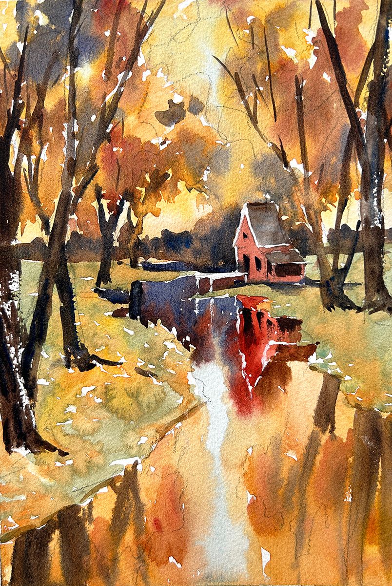 Colors of Fall Watercolor Workshop with Ina Xi