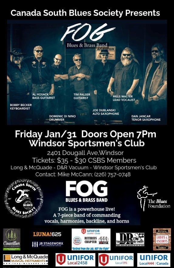 CSBS Presents: FOG Blues & Brass Band