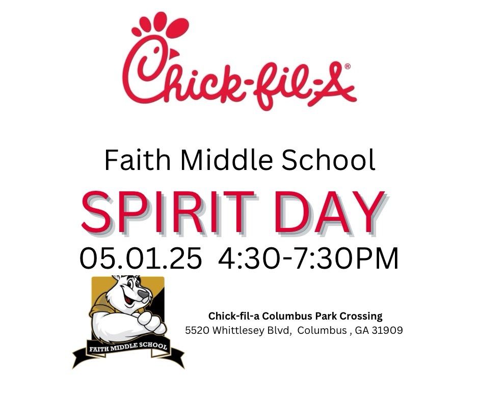 Faith Middle School Spirit Night 