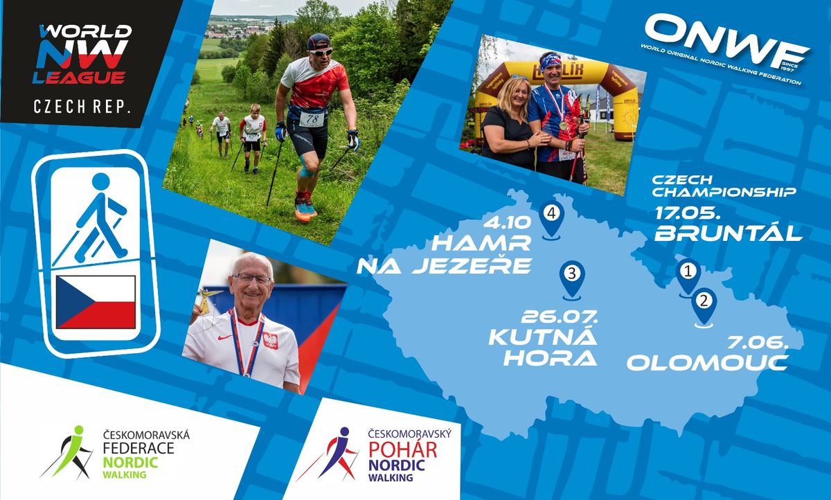 Czech Nordic Walking League -  \u010ceskomoravsk\u00fd poh\u00e1r Nordic Walking 2025