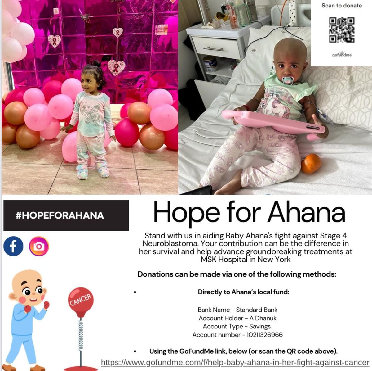 Hope for Ahana fundraiser Car Show