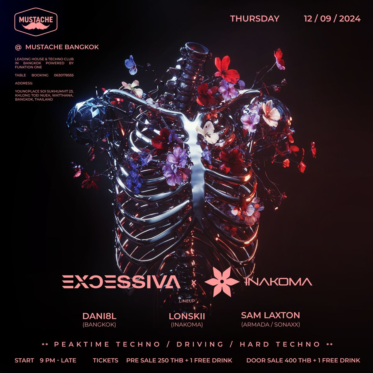 Excessiva + Inakoma at Mustache