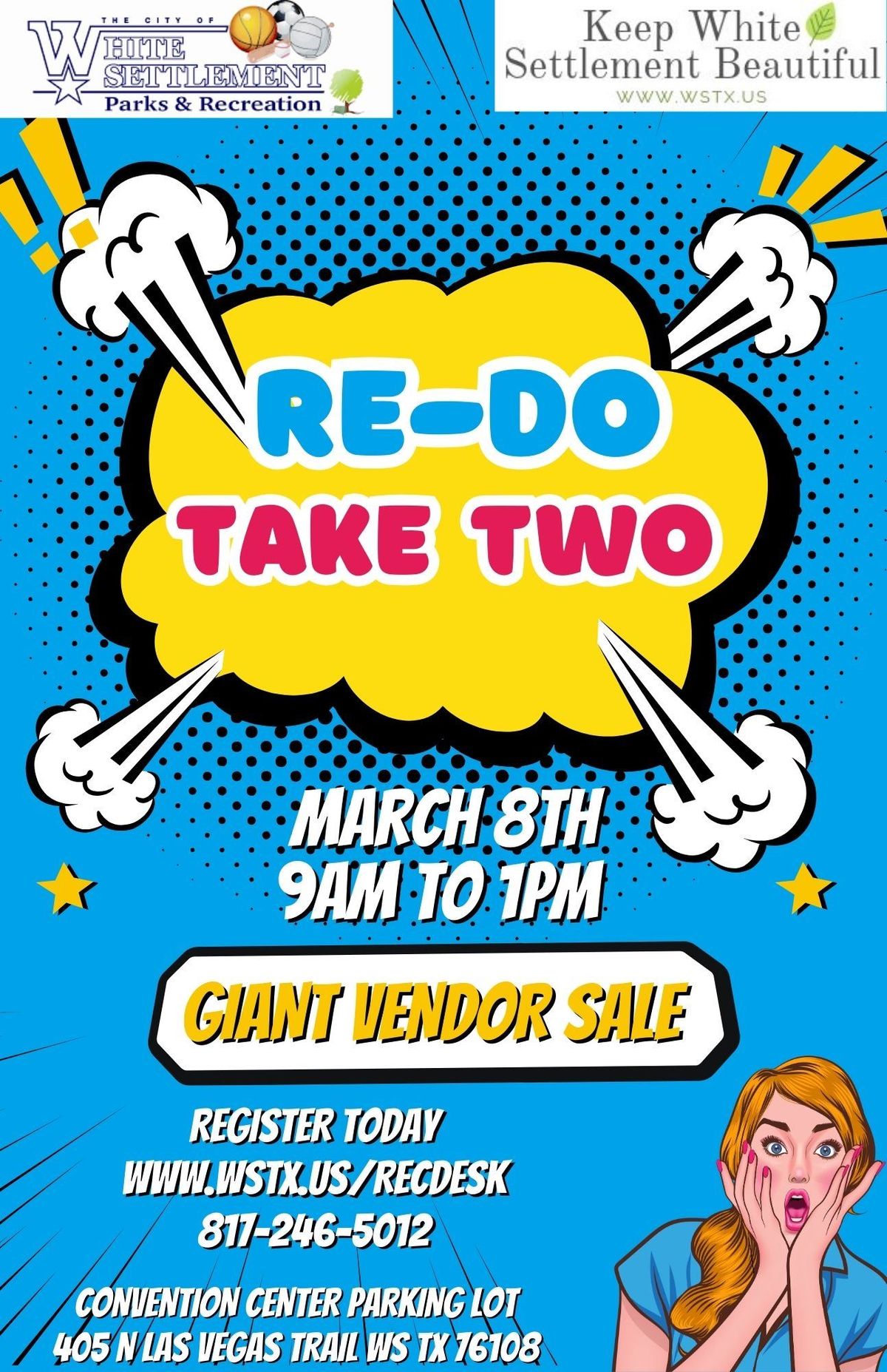 Re-DO Take Two Giant Vendor Event and pet food drive