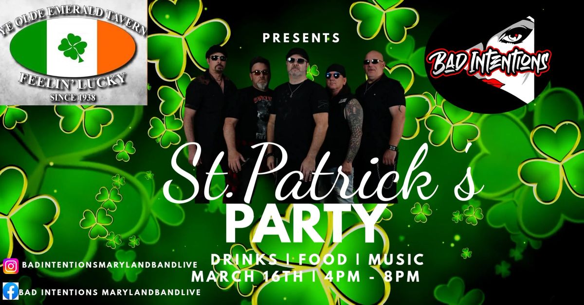 Bad Intentions Rocks St. Patrick's Day at Emerald Tavern