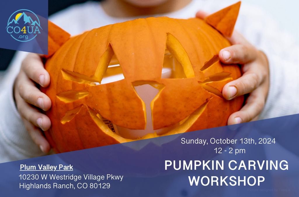 Support Ukraine with the Family-Friendly Pumpkin Carving Workshop with Grampa Bardeen