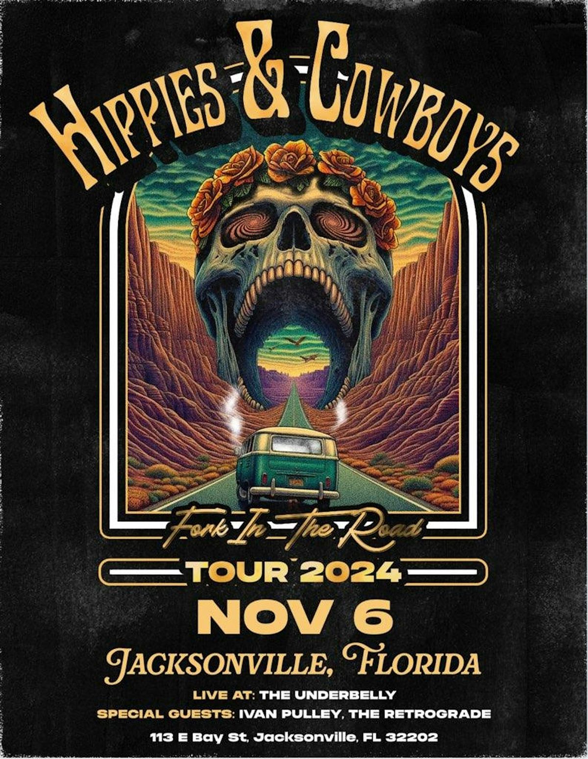 Hippies & Cowboys, Ivan Pulley, & The Retrograde - Jacksonville, FL