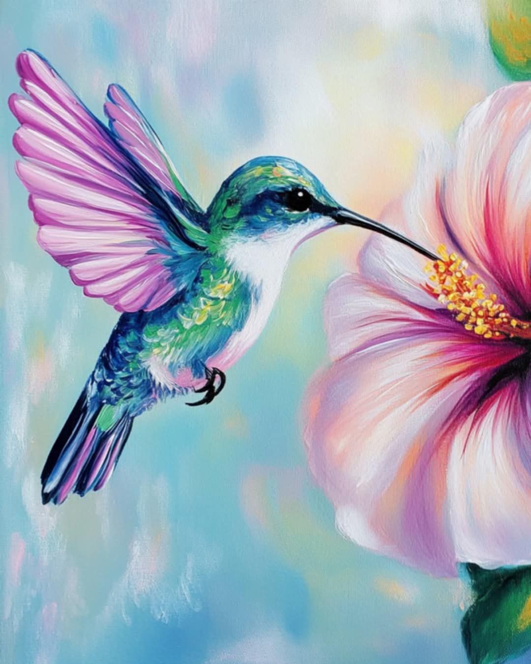 Paint "Hummingbird Garden in Langley 