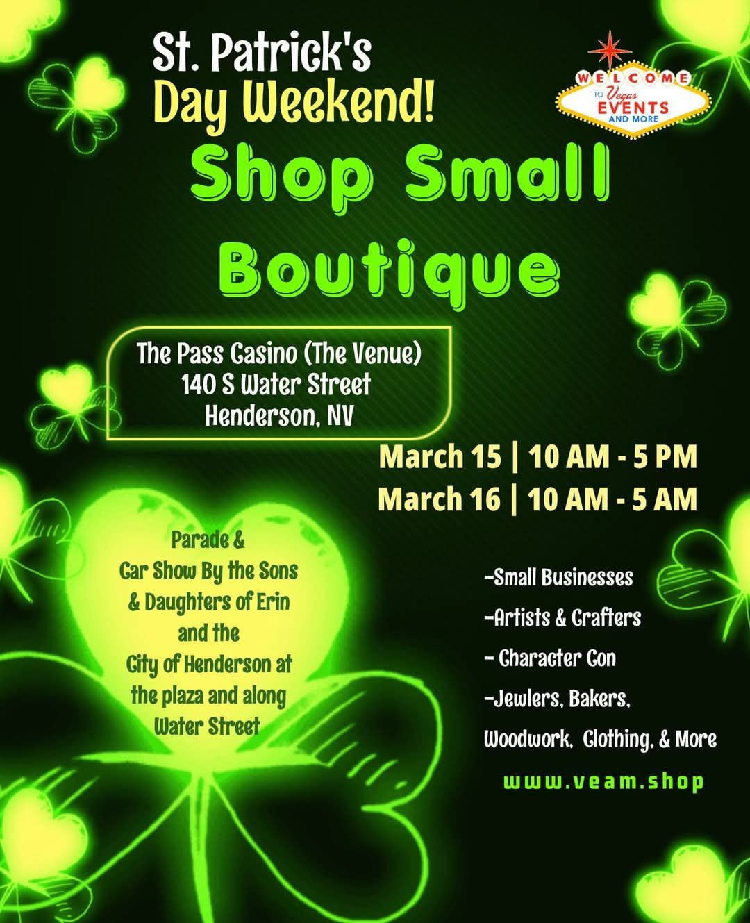 Shop Small Boutique: Featuring character con vendors