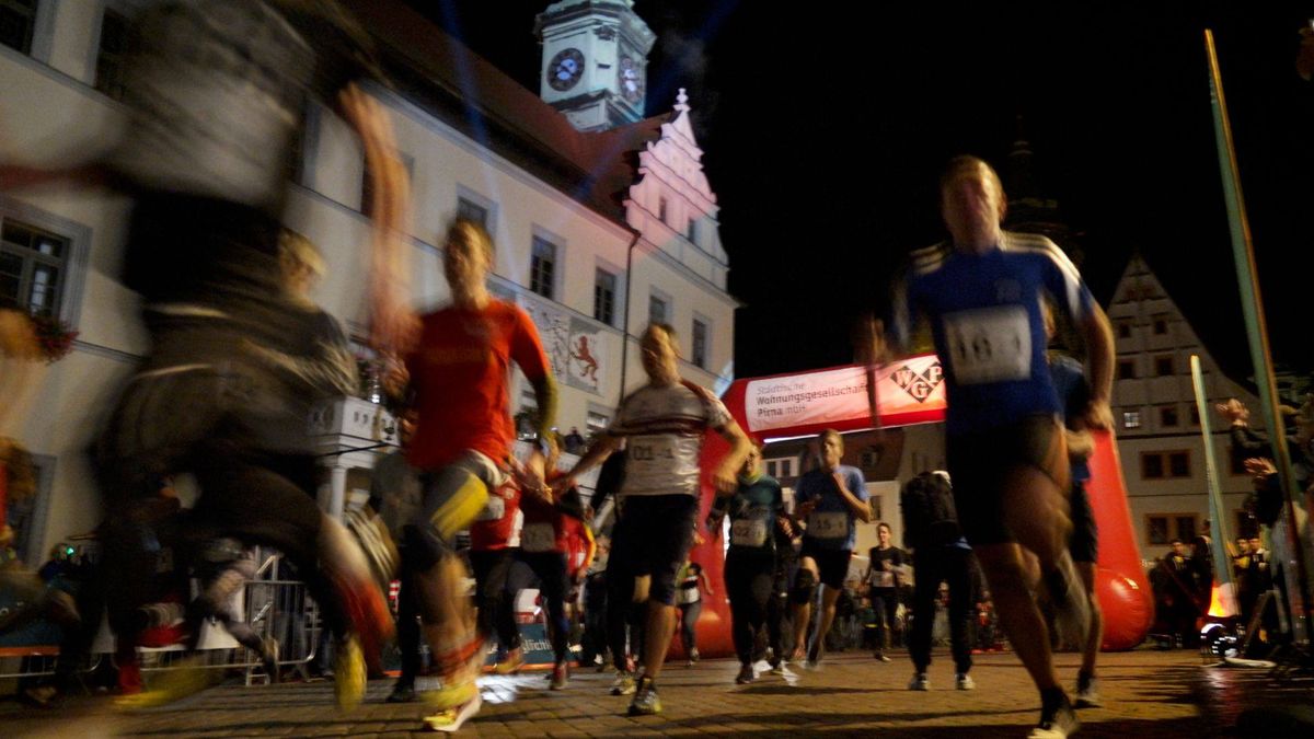 20. WGP-Citylauf Pirna - im Fackelschein durch die Nacht