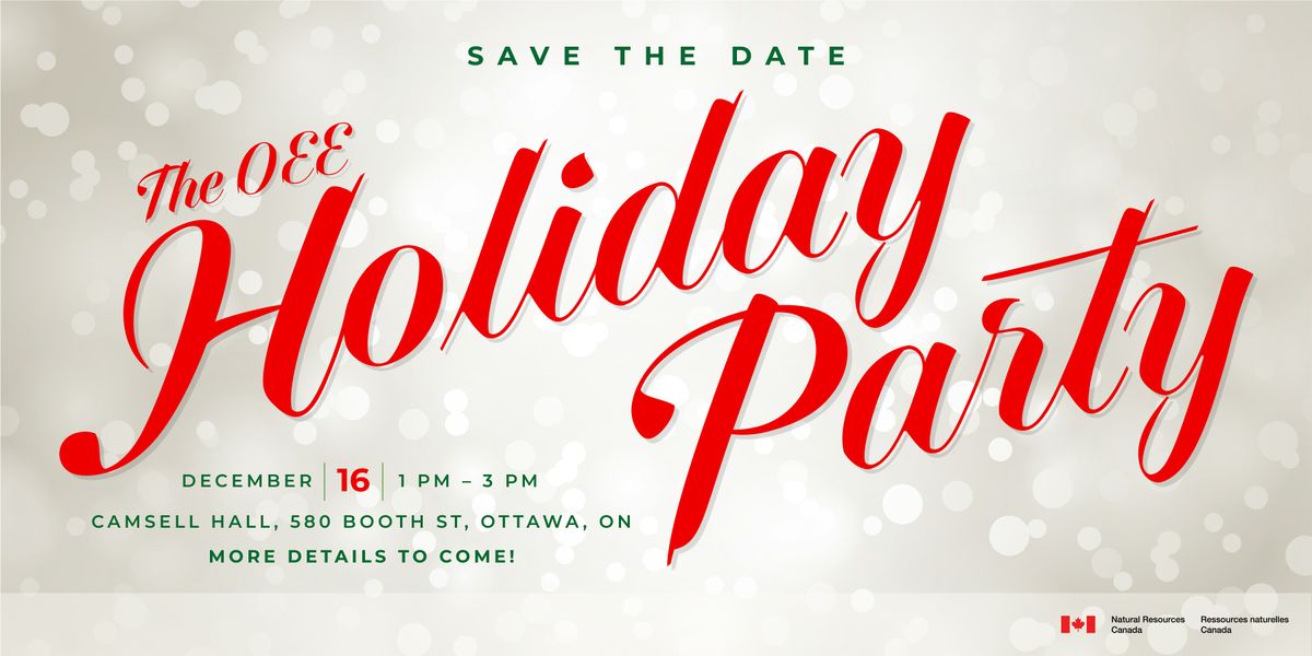 OEE Holiday Party \/ Party du temps des f\u00eates de l'OEE