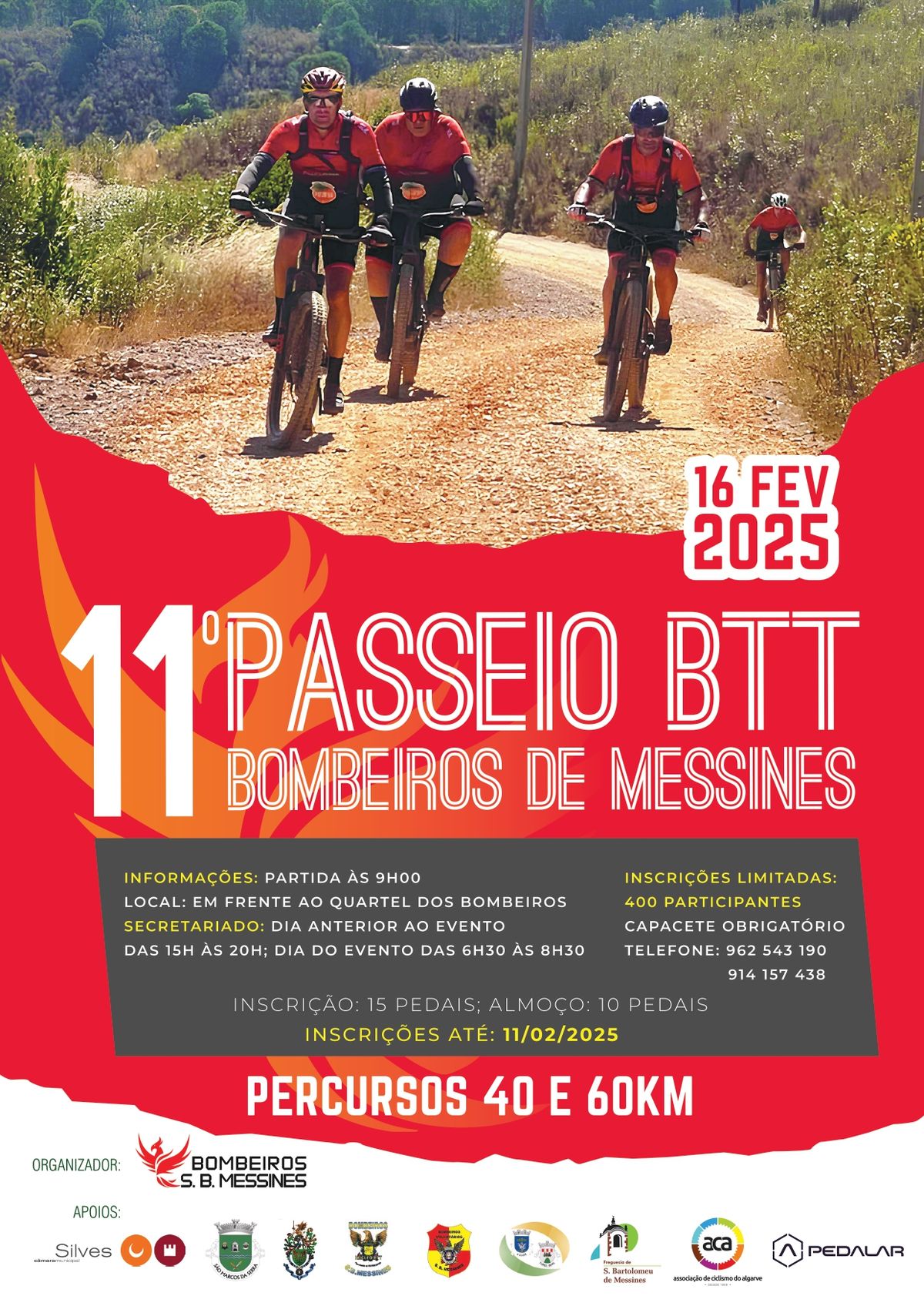 11\u00ba Passeio de BTT Bombeiros de Messines