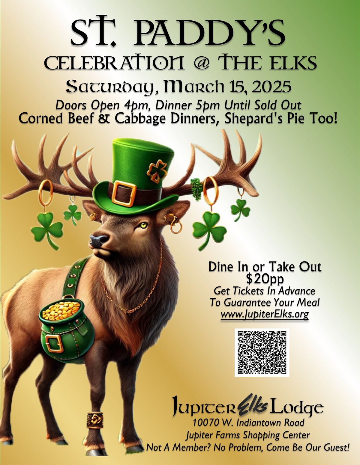 Shamrock & Shenanigans at the Jupiter Elks!