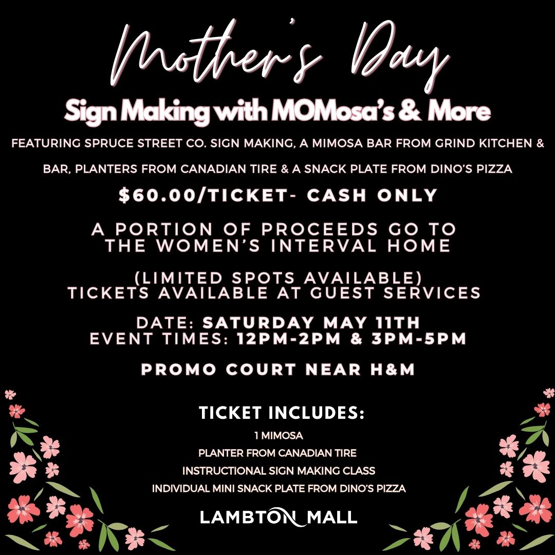 Mother's Day at Lambton Mall