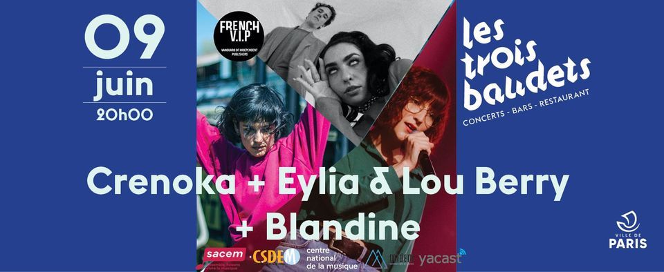 French VIP Women : Crenoka + Eylia & Lou Berry + Blandine