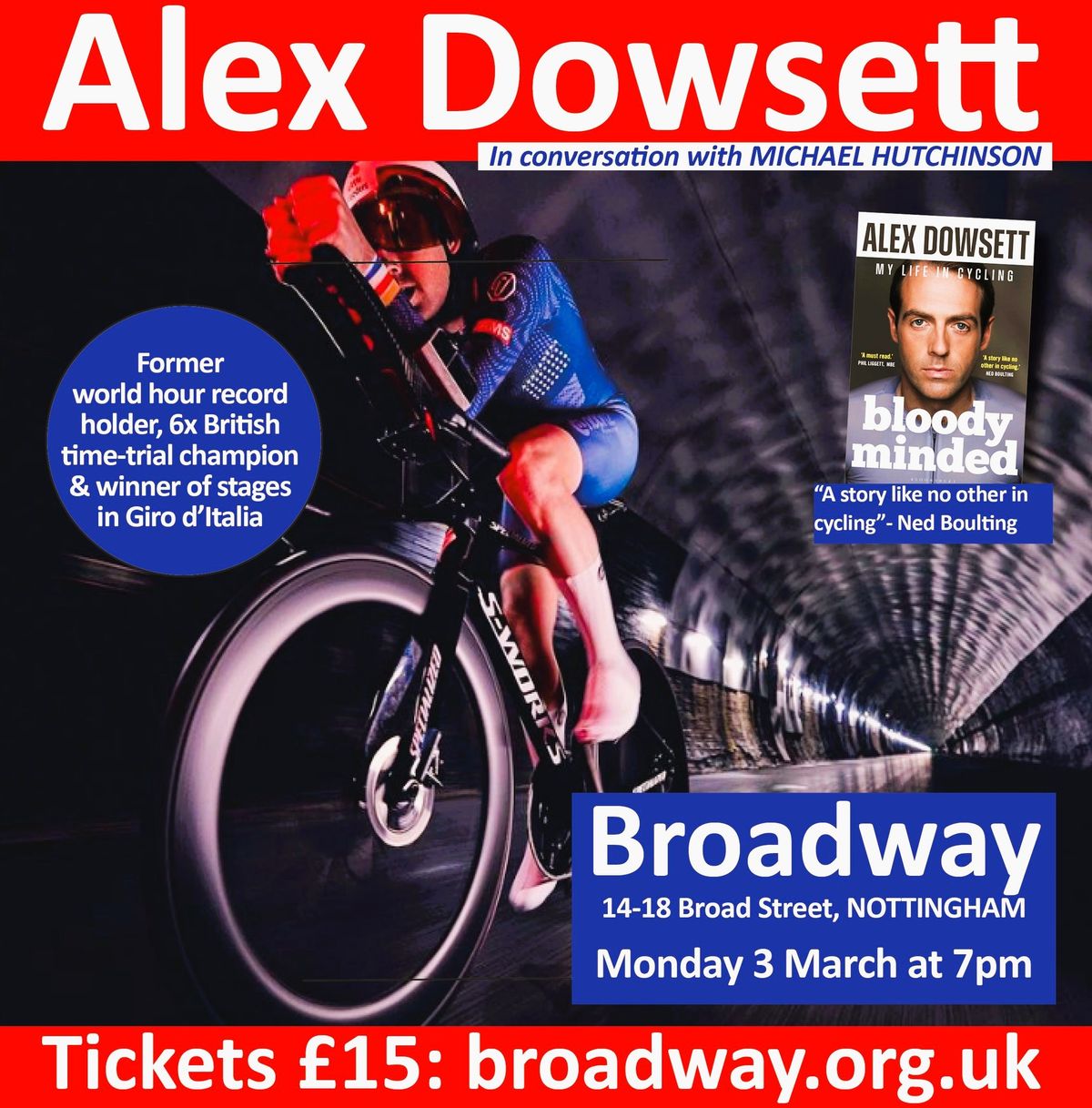 Nottingham Cycling Night: Alex Dowsett in conversation