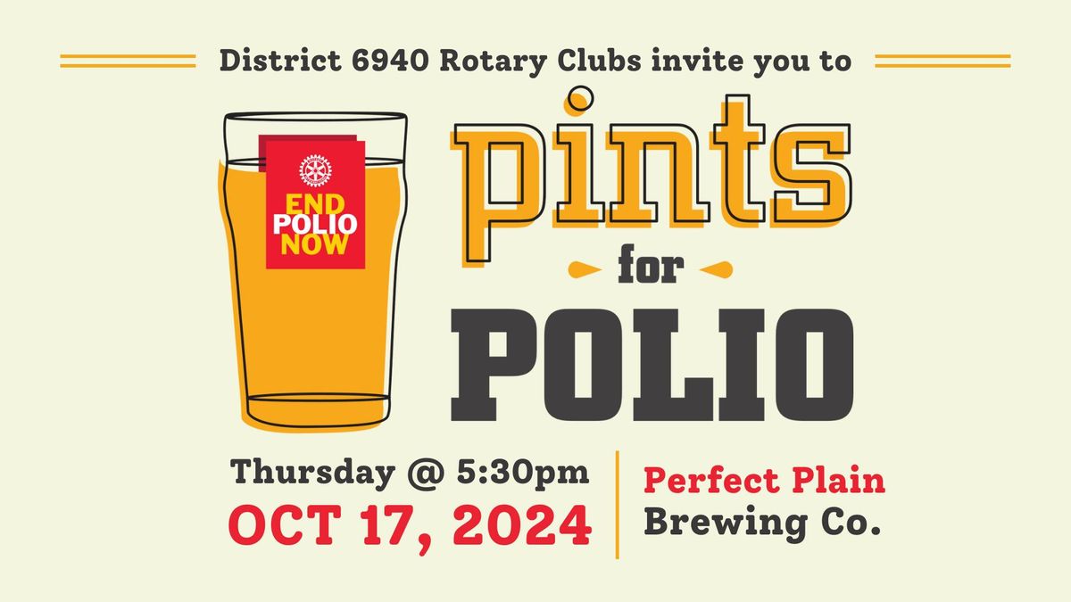 Pints for Polio 2024