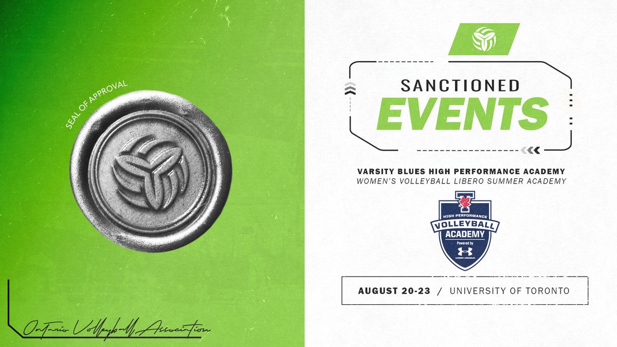 SANCTIONED EVENT: Varsity Blues Women's Libero Summer Academy